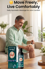 NutraHerbal NutraMove Pain Oil – Ayurvedic Joint Pain Relief Oil for Knee, Back & Muscle Pain | Improves Flexibility & Mobility | Fast Absorbing Massage Oil (100 ml)