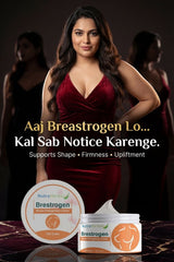NutraHerbal Brestogen Cream | Herbal Breast Massage Cream for Firmness, Shape & Skin Nourishment (100g)