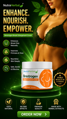 NutraHerbal Brestogen Cream | Herbal Breast Massage Cream for Firmness, Shape & Skin Nourishment (100g)