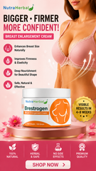 NutraHerbal Brestogen Cream | Herbal Breast Massage Cream for Firmness, Shape & Skin Nourishment (100g)