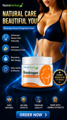 NutraHerbal Brestogen Cream | Herbal Breast Massage Cream for Firmness, Shape & Skin Nourishment (100g)