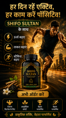 SHIFO SULTAN Ayurvedic Vitality Capsules for Men | Energy, Strength & Stamina Support | Advanced Herbal Formula with Ashwagandha, Shilajit & Safed Musli | 60 Capsules