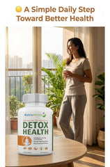 NutraHerbal Detox Health Capsules – Advanced Herbal Detox for Liver, Kidney & Digestive Cleanse | Boost Immunity, Energy & Overall Wellness | 60 Capsules (500 mg)