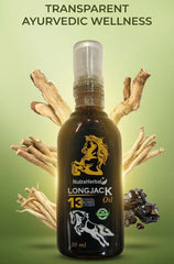 NutraHerbal Longjack Oil for Men | Herbal Massage Oil for Strength, Stamina & Confidence | 13 Powerful Herbs | Ayurvedic Formula | 30 ml