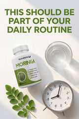 NutraHerbal Moringa Capsules 500mg | 100% Pure Moringa Oleifera Leaf Extract | Immunity, Energy & Blood Sugar Support | Ayurvedic Superfood Supplement | 60 Veg Capsules