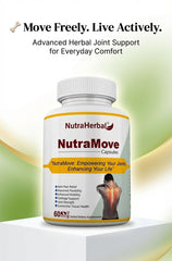 NutraHerbal NutraMove Capsules for Joint Pain Relief | Supports Joint Strength, Flexibility & Mobility | Herbal Joint Care Supplement | 60 Capsules