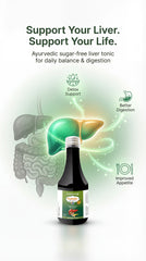 NutraHerbal Nutraliv Syrup 200ml | Ayurvedic Liver Tonic | Sugar Free | Supports Liver Detox, Digestion & Appetite | Herbal Liver Care Formula