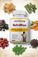 NutraHerbal NutraMove Capsules for Joint Pain Relief | Supports Joint Strength, Flexibility & Mobility | Herbal Joint Care Supplement | 60 Capsules
