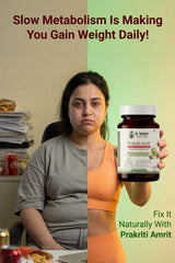 Dr. Vashisht Ayurveda Prakriti Amrit Green Tea Effervescent Tablet with Lemon | Refresh, Detoxify & Energize | Supports Metabolism, Fat Burn & Energy | Sugar Free | 30 Tablets