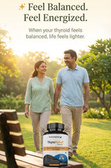 NutraHerbal ThyroRelief Capsules – Natural Thyroid Support Supplement for Hypothyroid & Hyperthyroid Balance | Energy, Metabolism & Hormonal Wellness | 60 Capsules (500 mg)