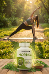 NutraHerbal Moringa Capsules 500mg | 100% Pure Moringa Oleifera Leaf Extract | Immunity, Energy & Blood Sugar Support | Ayurvedic Superfood Supplement | 60 Veg Capsules