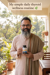 NutraHerbal ThyroRelief Capsules – Natural Thyroid Support Supplement for Hypothyroid & Hyperthyroid Balance | Energy, Metabolism & Hormonal Wellness | 60 Capsules (500 mg)