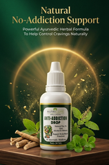 Nutricure Wellness Anti Addiction Drop | Natural Ayurvedic De-Addiction Support | Alcohol & Tobacco Chhodne Mein Madad | Stress Relief & Craving Control | Brain & Mood Support | Herbal Drops | 30 ml