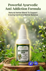 Nutricure Wellness Anti Addiction Drop | Natural Ayurvedic De-Addiction Support | Alcohol & Tobacco Chhodne Mein Madad | Stress Relief & Craving Control | Brain & Mood Support | Herbal Drops | 30 ml