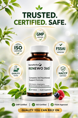 Renewo 360 Multivitamin – Complete Daily Nutritional Supplement for Energy, Immunity & Total Wellness