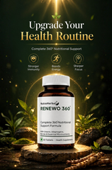 Renewo 360 Multivitamin – Complete Daily Nutritional Supplement for Energy, Immunity & Total Wellness