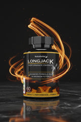 NutraHerbal Long Jack Capsules – Natural Performance Enhancer for Men | Boost Energy, Stamina & Strength | Herbal Testosterone Support | 60 Capsules