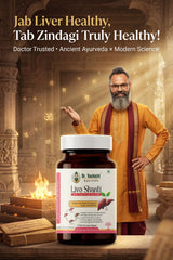 Dr. Vashisht Ayurveda Livo Shanti Liver Care Capsules – Ayurvedic Liver Detox & Digestive Support | With Kalmegh, Giloy, Triphala & Bhumi Amla | 30 Capsules (500 mg Each)