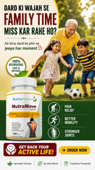 NutraHerbal NutraMove Capsules for Joint Pain Relief | Supports Joint Strength, Flexibility & Mobility | Herbal Joint Care Supplement | 60 Capsules