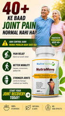 NutraHerbal NutraMove Capsules for Joint Pain Relief | Supports Joint Strength, Flexibility & Mobility | Herbal Joint Care Supplement | 60 Capsules
