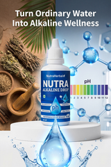 NutraHerbal Alkaline Drops 100ml | pH Balance Support | Alkaline Water Enhancer with Essential Minerals | Improves Digestion, Detox & Energy | For Daily Wellness