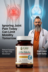 Artho Raksha Capsules for Joint Pain Relief | Glucosamine Chondroitin with Vitamin D3 & Boswellia | Supports Joint Flexibility, Cartilage & Bone Strength | 30 Capsules