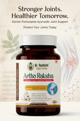 Artho Raksha Capsules for Joint Pain Relief | Glucosamine Chondroitin with Vitamin D3 & Boswellia | Supports Joint Flexibility, Cartilage & Bone Strength | 30 Capsules