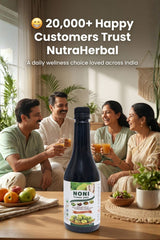 NutraHerbal Noni Juice 500 ml | 100% Pure & Natural Noni Extract | Immunity, Digestion & Energy Support | Ayurvedic Health Tonic