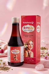 NutraHerbal NutraShe Women Health Tonic | Ayurvedic Syrup for Hormonal Balance, Energy, Immunity & Overall Women Wellness | 200 ml