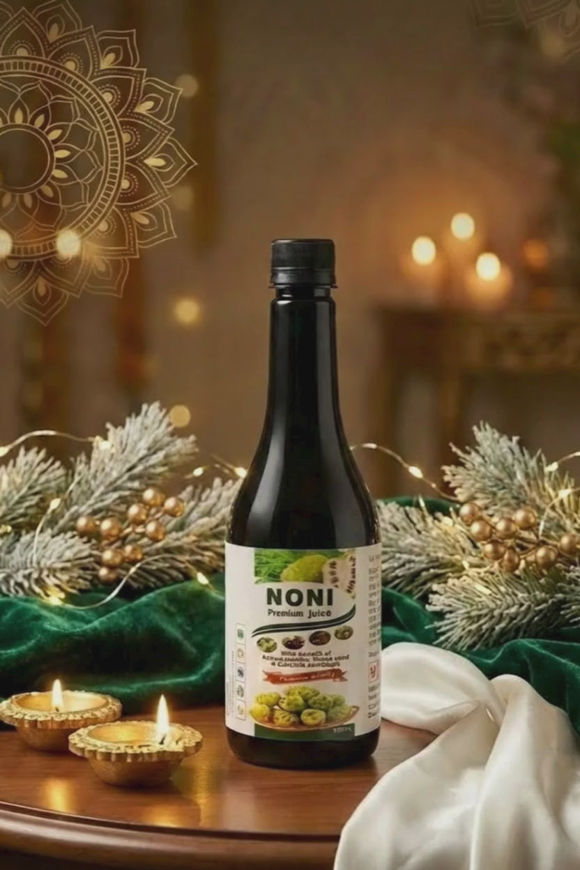 NutraHerbal Noni Juice 500 ml | 100% Pure & Natural Noni Extract | Immunity, Digestion & Energy Support | Ayurvedic Health Tonic