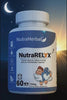 NutraHerbal Nutra Relix Capsule 500mg | Natural Sleep & Stress Relief Capsule | Promotes Deep Sleep, Calm Mind & Relaxation | Herbal Dietary Supplement | 60 Capsules