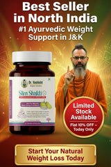 Dr. Vashisht Ayurveda Slim Shakti Capsules for Weight Loss | Herbal Weight Loss Capsules with Garcinia Cambogia, Green Coffee & L-Carnitine | Boost Metabolism & Burn Fat Naturally | 30 Capsules