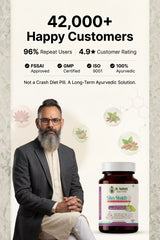 Dr. Vashisht Ayurveda Slim Shakti Capsules for Weight Loss | Herbal Weight Loss Capsules with Garcinia Cambogia, Green Coffee & L-Carnitine | Boost Metabolism & Burn Fat Naturally | 30 Capsules