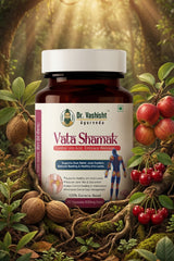 Dr. Vashisht Ayurveda Vata Shamak Capsules – Uric Acid Control & Gout Support | Helps Reduce Joint Pain, Swelling & Inflammation | Herbal Extract Formula | 30 Capsules (500 mg)
