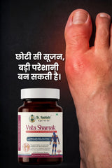 Dr. Vashisht Ayurveda Vata Shamak Capsules – Uric Acid Control & Gout Support | Helps Reduce Joint Pain, Swelling & Inflammation | Herbal Extract Formula | 30 Capsules (500 mg)