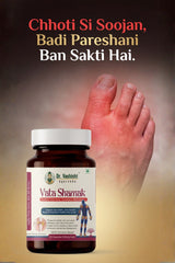 Dr. Vashisht Ayurveda Vata Shamak Capsules – Uric Acid Control & Gout Support | Helps Reduce Joint Pain, Swelling & Inflammation | Herbal Extract Formula | 30 Capsules (500 mg)