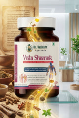 Dr. Vashisht Ayurveda Vata Shamak Capsules – Uric Acid Control & Gout Support | Helps Reduce Joint Pain, Swelling & Inflammation | Herbal Extract Formula | 30 Capsules (500 mg)